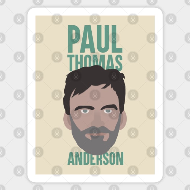 Paul Thomas Anderson Head Sticker by JorisLAQ